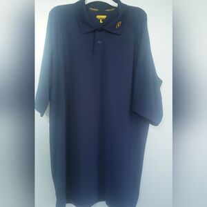MENS IRONCLAD PERFORMANCE WEAR POLO SIZE LARGE. DEEP BLUE